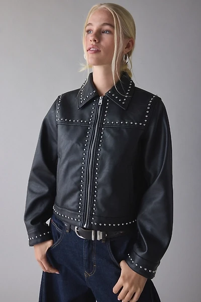 Levi’s® Studded Faux Leather Jacket