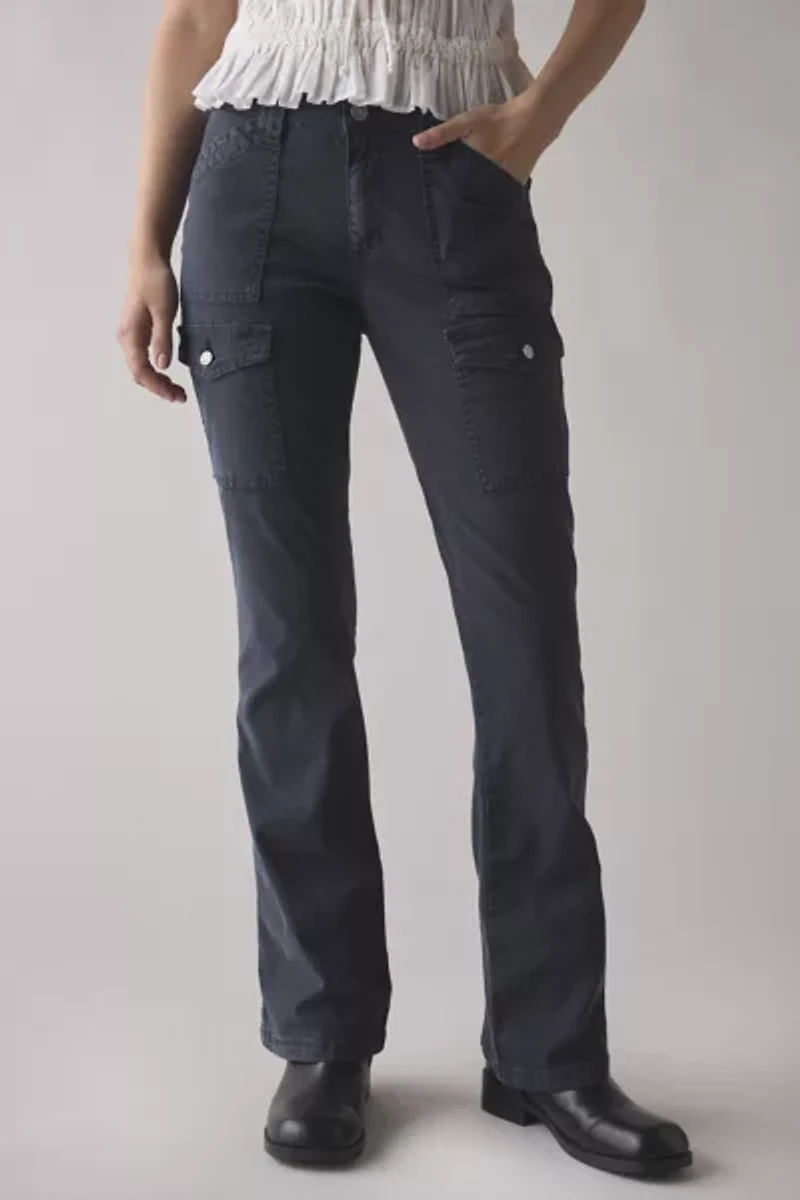 BDG Brigid Canvas Low-Rise Bootcut Utility Pant