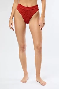 Onia Ivy High Rise Bikini Bottom