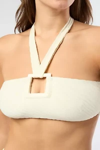 Onia Poppy Halter Bikini Top