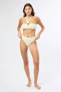 Onia Poppy Halter Bikini Top