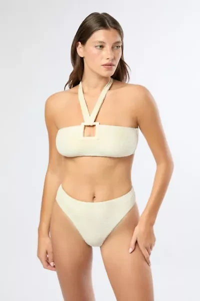Onia Poppy Halter Bikini Top