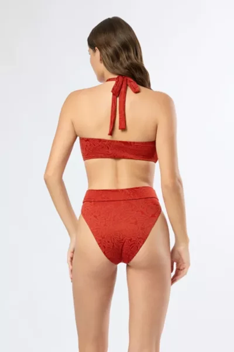 Onia Poppy Halter Bikini Top