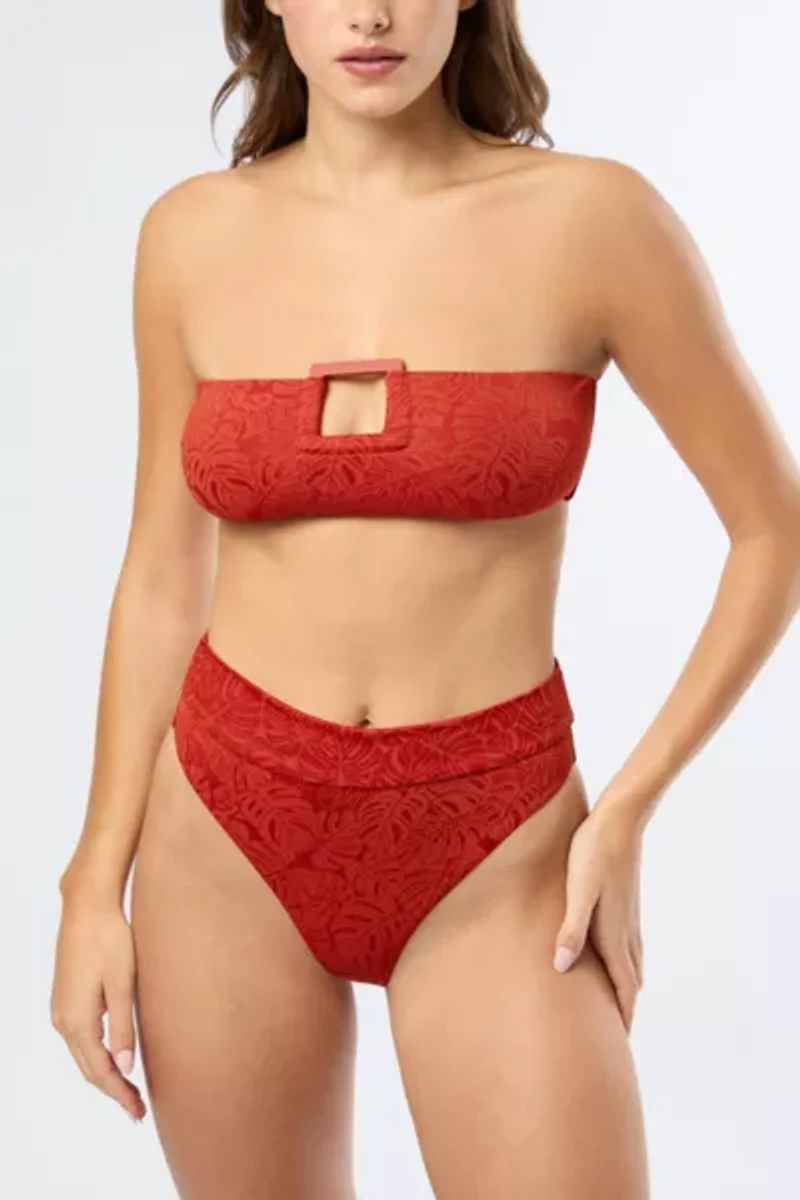Onia Poppy Halter Bikini Top