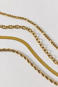 Essential Waterproof Chain Layering Necklace Set
