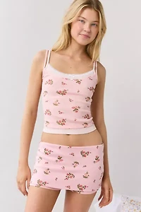 Out From Under Darling Low-Rise Foldover Micro Mini Skort