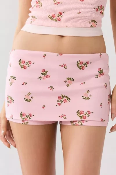 Out From Under Darling Low-Rise Foldover Micro Mini Skort