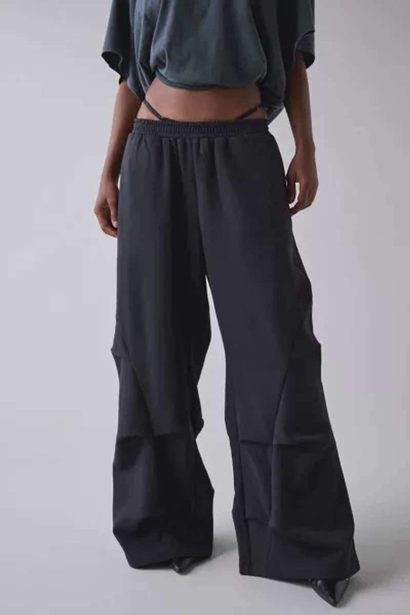 1st Position By Tinashe UO Exclusive Nasty Girl Tuck Wide Leg Sweatpant