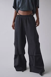 1st Position By Tinashe UO Exclusive Nasty Girl Tuck Wide Leg Sweatpant
