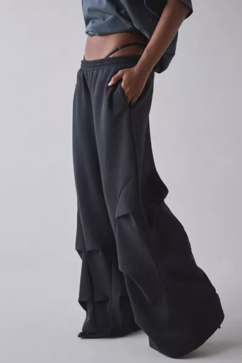 1st Position By Tinashe UO Exclusive Nasty Girl Tuck Wide Leg Sweatpant