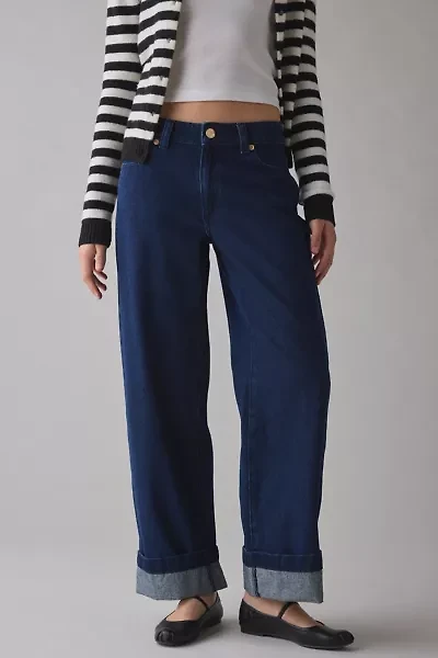 Abrand 99 Hailey Turn Up Low-Rise Baggy Jean