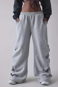 1st Position By Tinashe UO Exclusive Nasty Girl Ruched Wide Leg Sweatpant