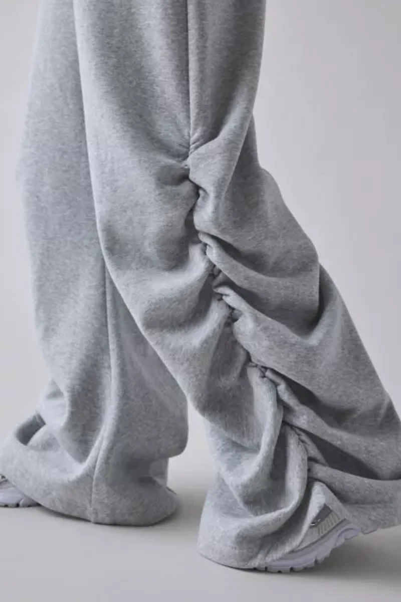 1st Position By Tinashe UO Exclusive Nasty Girl Ruched Wide Leg Sweatpant