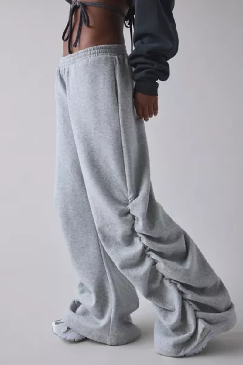 1st Position By Tinashe UO Exclusive Nasty Girl Ruched Wide Leg Sweatpant