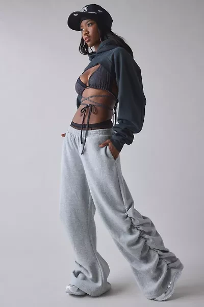 1st Position By Tinashe UO Exclusive Nasty Girl Ruched Wide Leg Sweatpant
