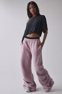 1st Position By Tinashe UO Exclusive Nasty Girl Ruched Wide Leg Sweatpant