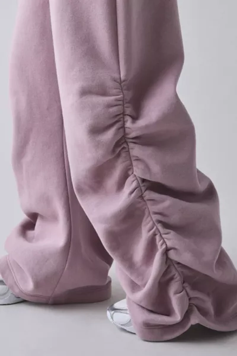 1st Position By Tinashe UO Exclusive Nasty Girl Ruched Wide Leg Sweatpant