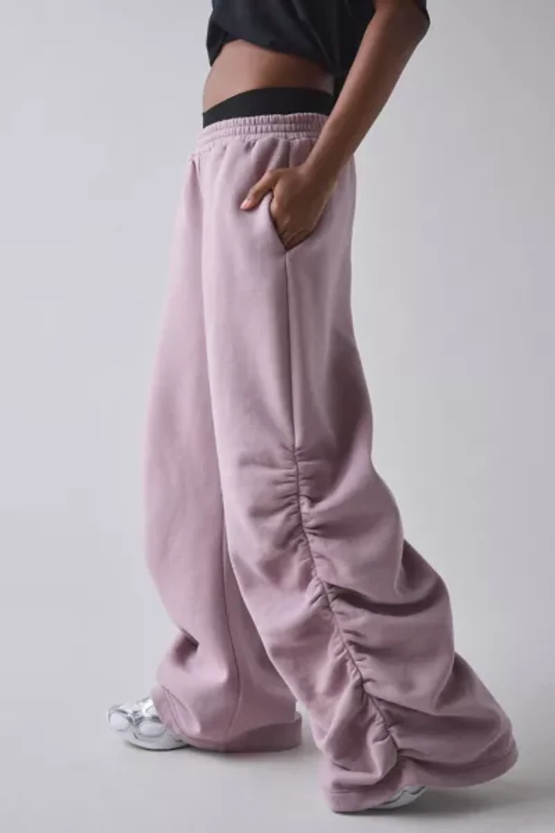 1st Position By Tinashe UO Exclusive Nasty Girl Ruched Wide Leg Sweatpant