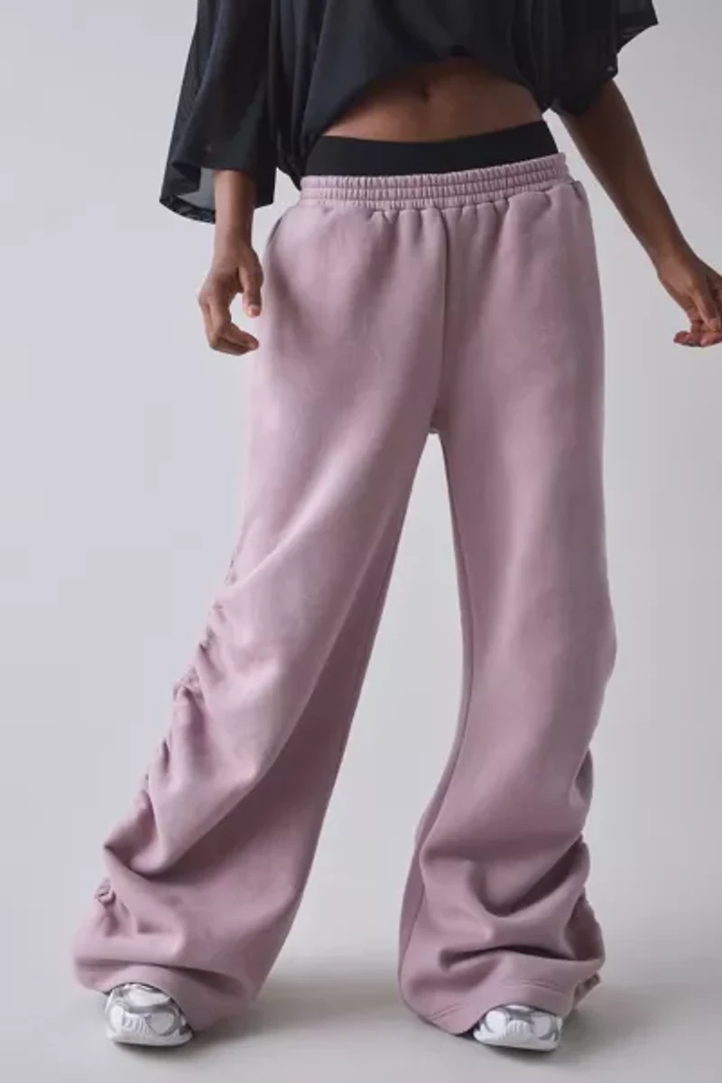 1st Position By Tinashe UO Exclusive Nasty Girl Ruched Wide Leg Sweatpant