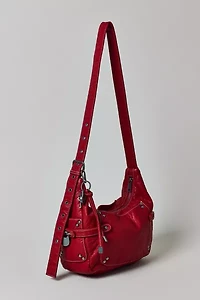 BDG Reggie Slouchy Faux Leather Hobo Bag