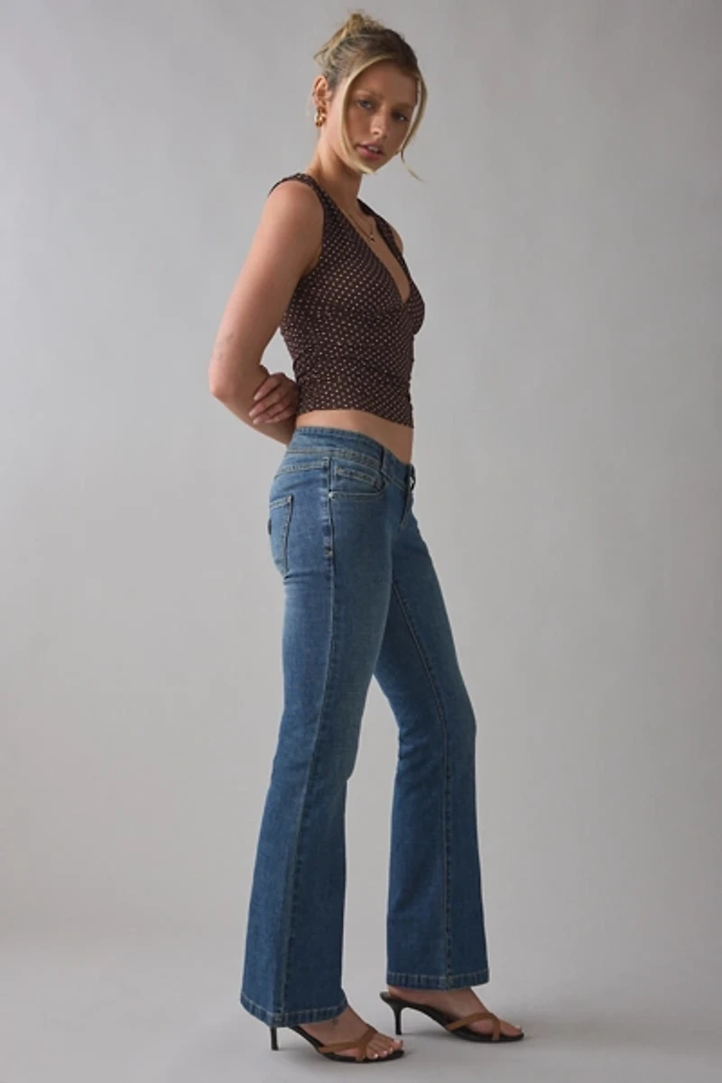 Abrand 00 Prue Super Low-Rise Kick Flare Jean