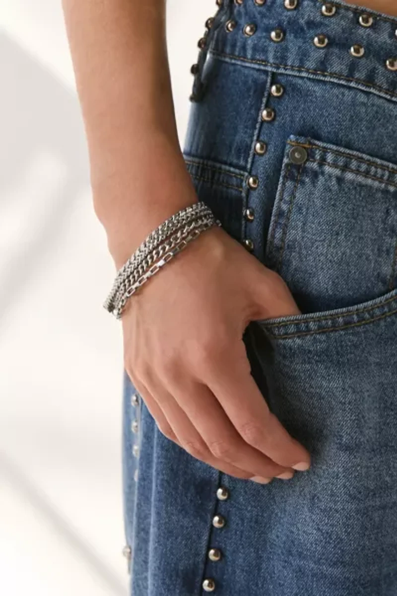 Essential Waterproof Chain Bracelet Set