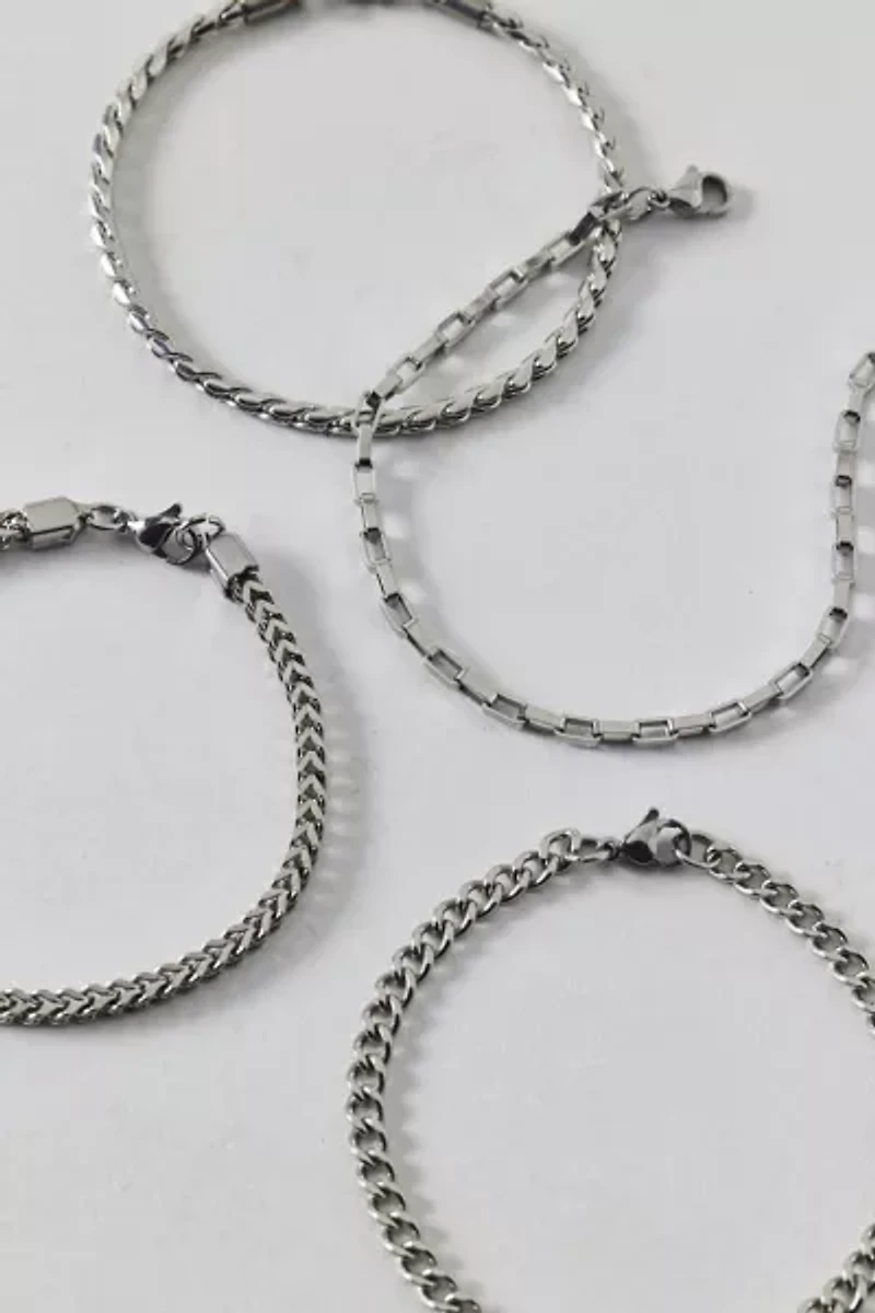 Essential Waterproof Chain Bracelet Set
