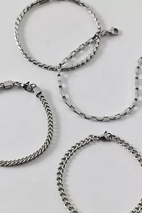 Essential Waterproof Chain Bracelet Set
