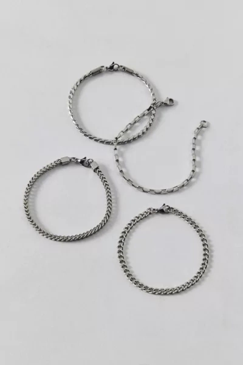 Essential Waterproof Chain Bracelet Set