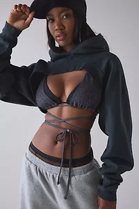 1st Position By Tinashe UO Exclusive Nashe Ultra Cropped Hoodie Sweatshirt