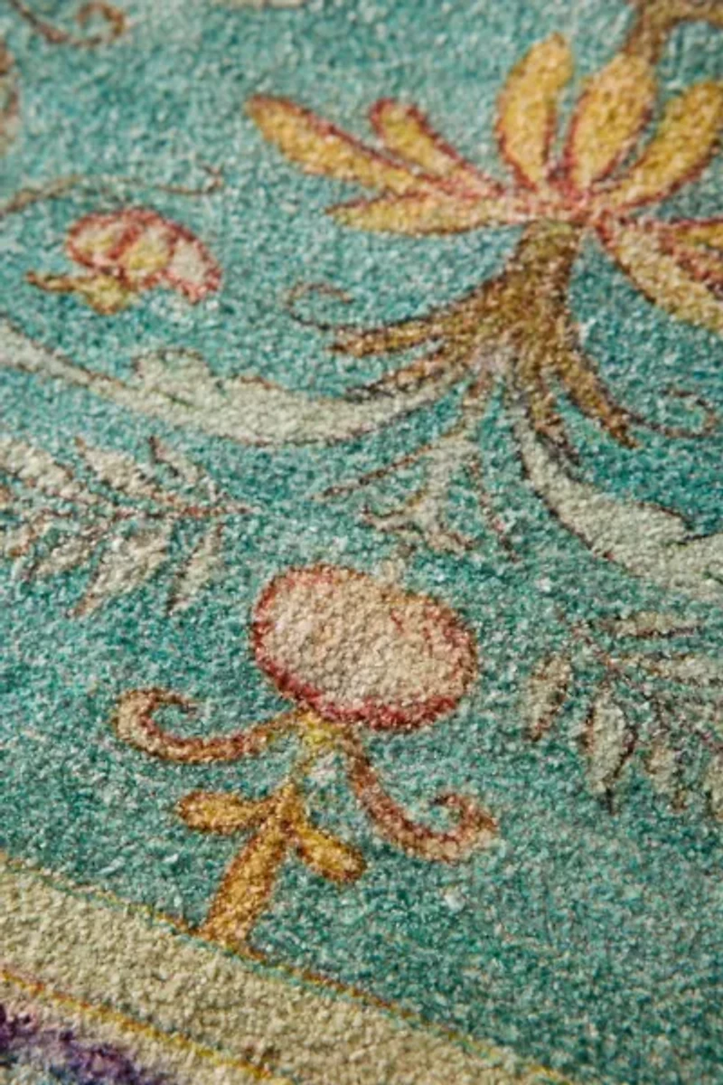 Floral Harmony Printed Rug