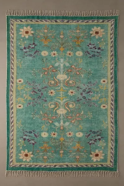 Floral Harmony Printed Rug