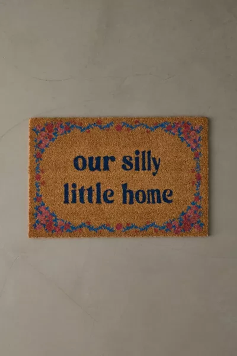 Our Silly Little Home Coir Doormat