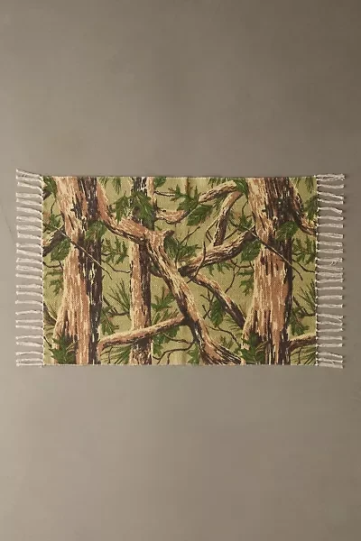 Camo Screen Printed Rug