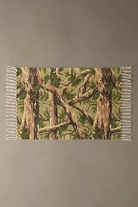 Camo Screen Printed Rug