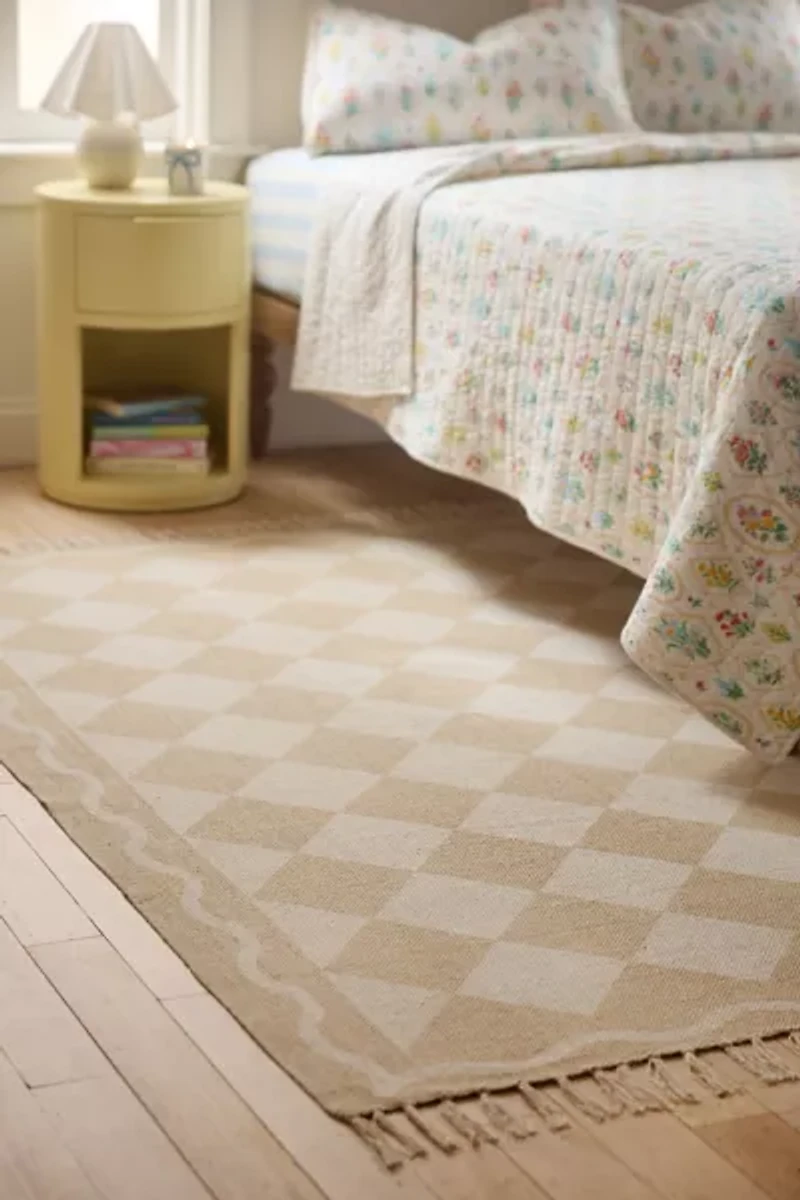 Diamond Screen Printed Rug