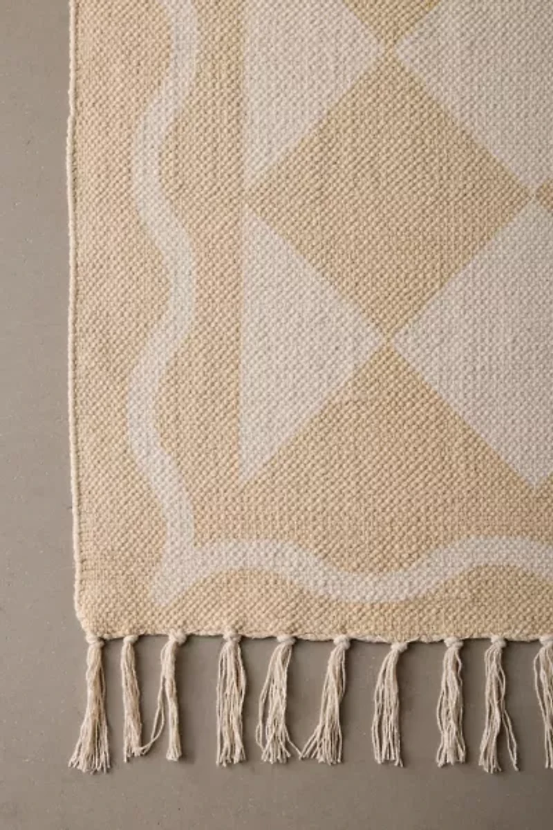 Diamond Screen Printed Rug