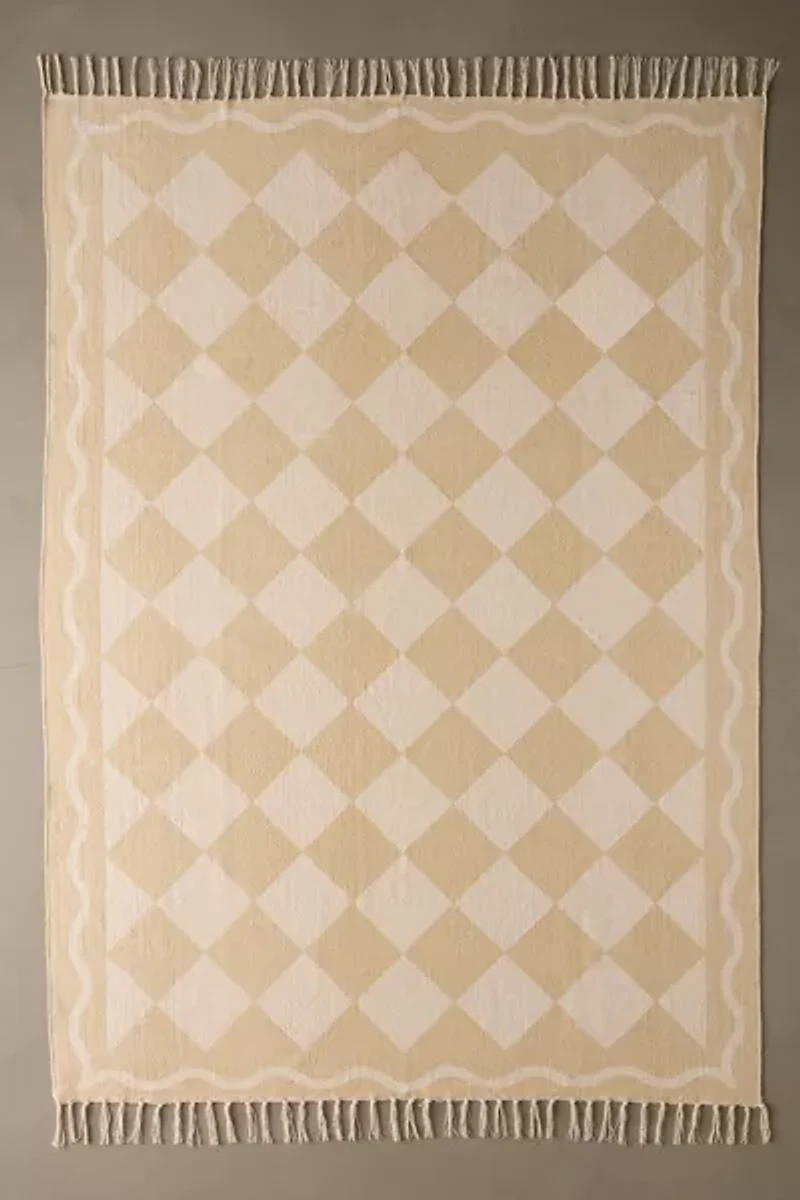 Diamond Screen Printed Rug
