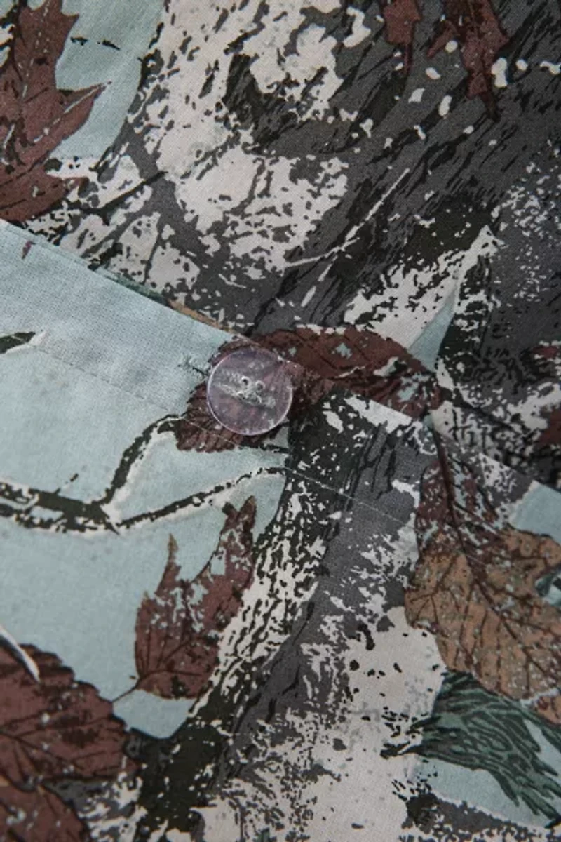 Forest Leaf Camo Duvet Cover Set