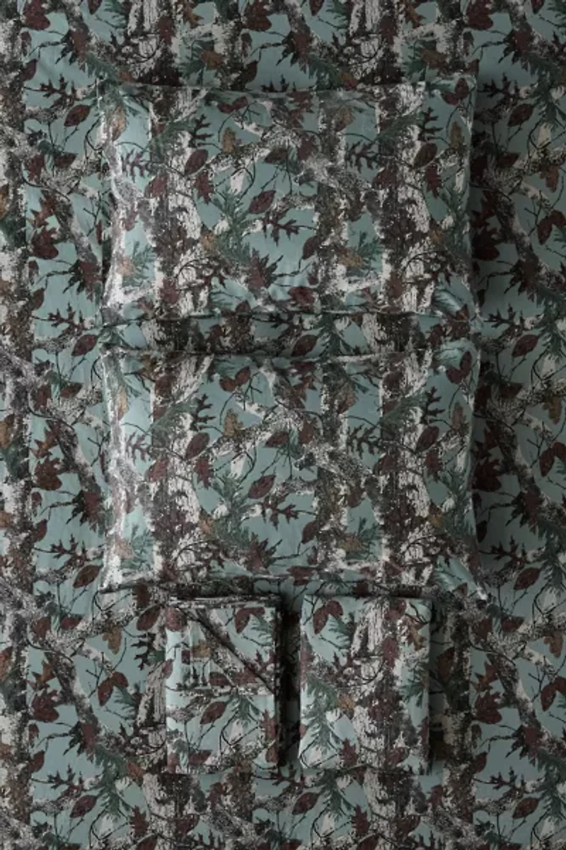 Forest Leaf Camo Sheet Set