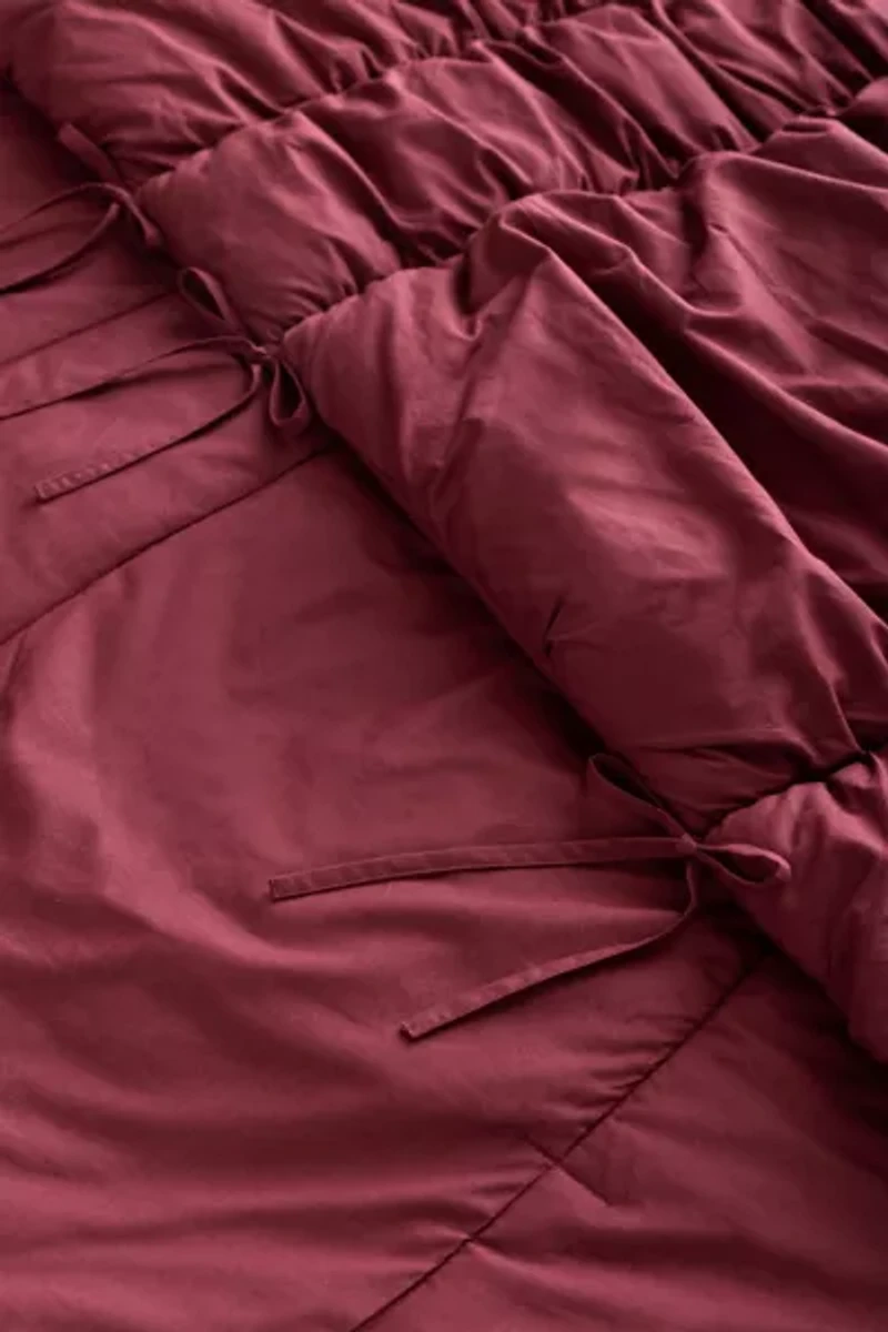 Cinched Puffy Comforter