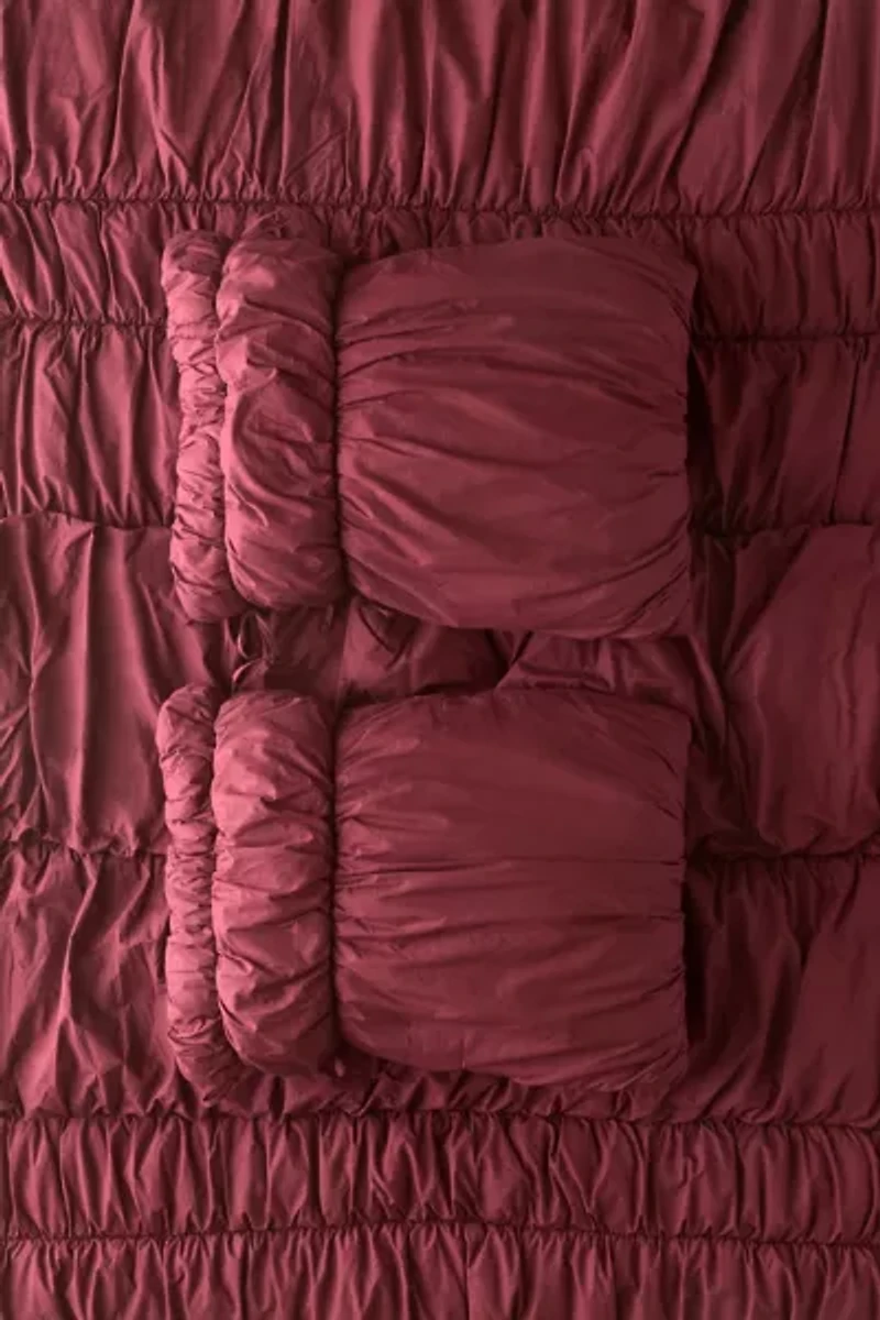 Cinched Puffy Sham Set