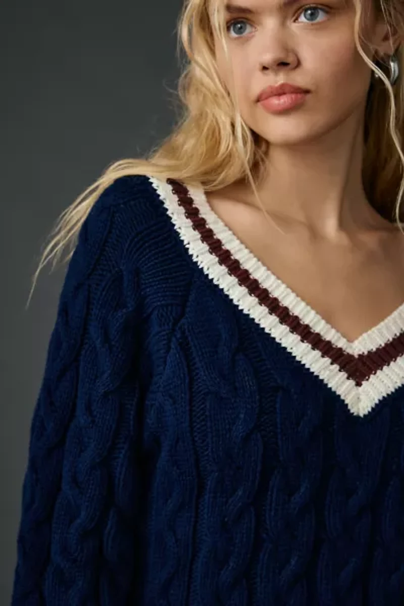 En Saison Knox Mixed Media Sweater Mini Dress