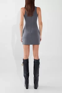 BY.DYLN Brandy Bow Detail Mini Dress