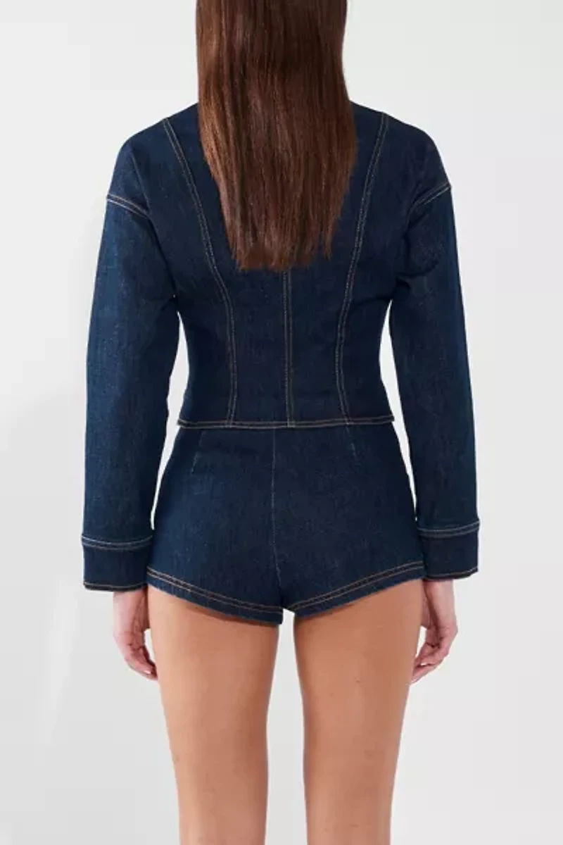 BY.DYLN Brayden Denim Micro Short