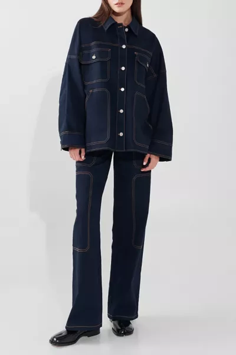 BY.DYLN Cooper Oversized Denim Jacket