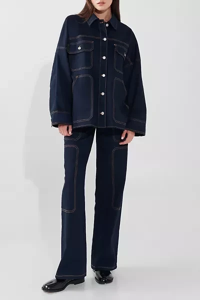 BY.DYLN Cooper Oversized Denim Jacket