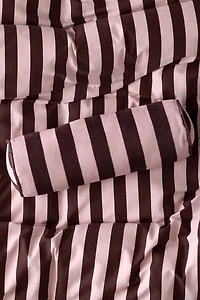 Awning Striped Round Bolster Pillow