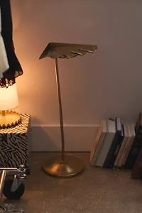 Fan Iron Smoking Side Table