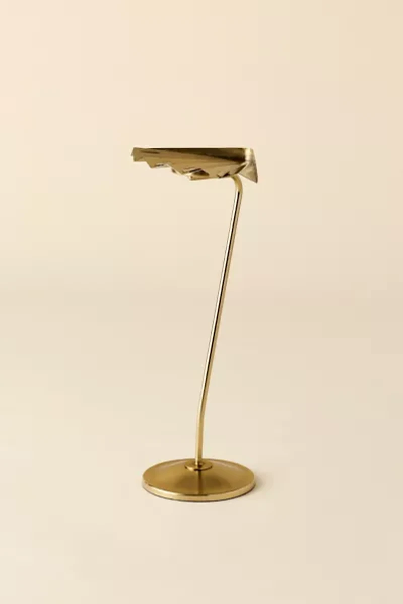 Fan Iron Smoking Side Table